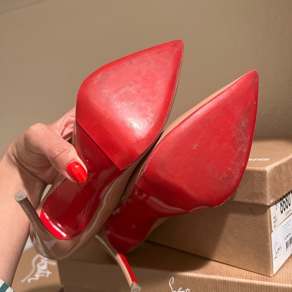 Christian Louboutin Nude So Kate Heels Size 38 - Picture 5 of 11